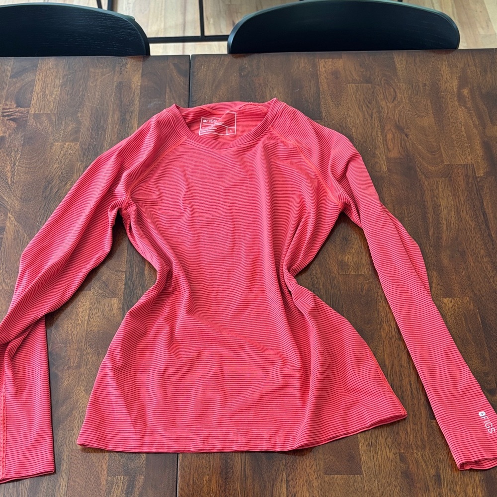 Stylish Red Long Sleeve Women's Top